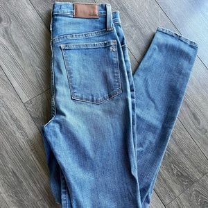 Madewell hi rise skinny jeans